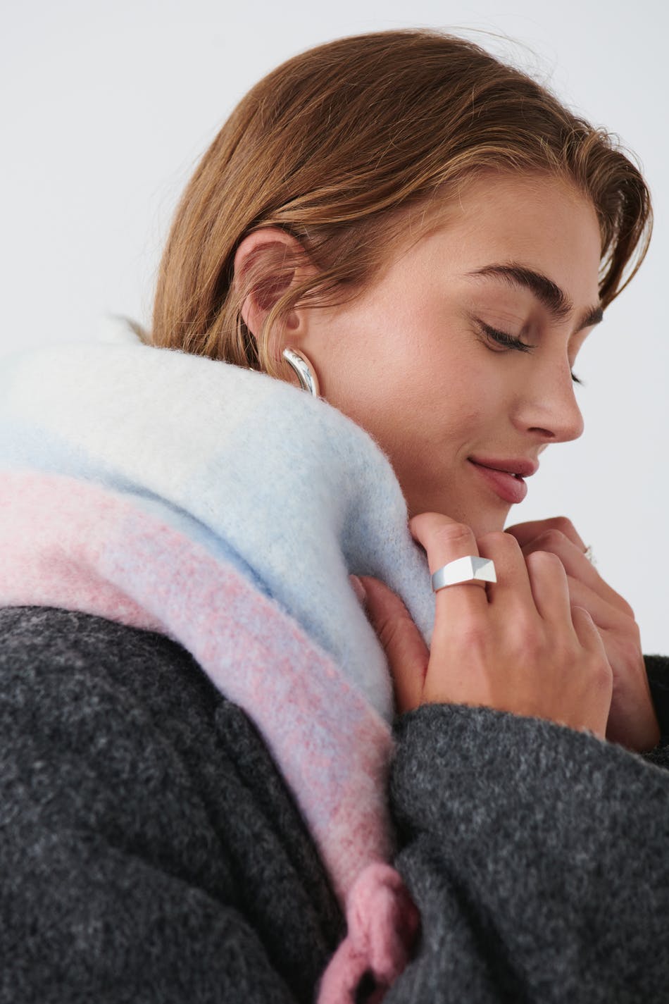 Soft chunky scarf