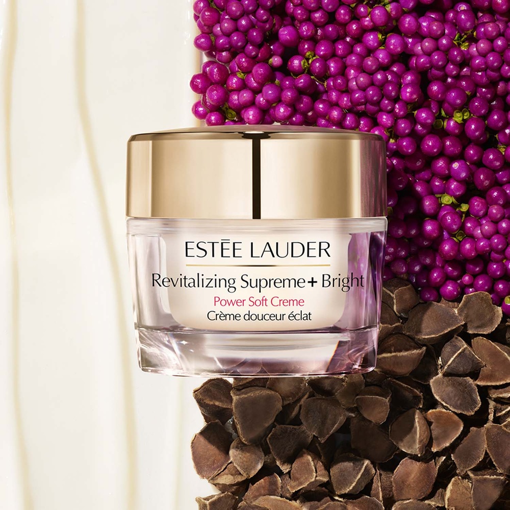 Estée Lauder Revitalizing Supreme+ Bright Emulsion douceur éclat Crème de jour Soin visage anti-âge et révélateur d'éclat