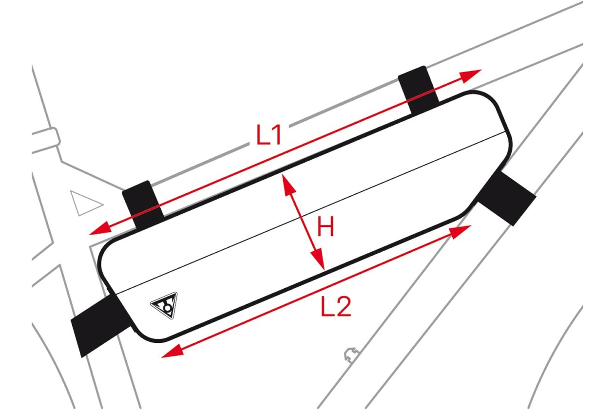 Topeak MidLoader Rahmentasche 6 L