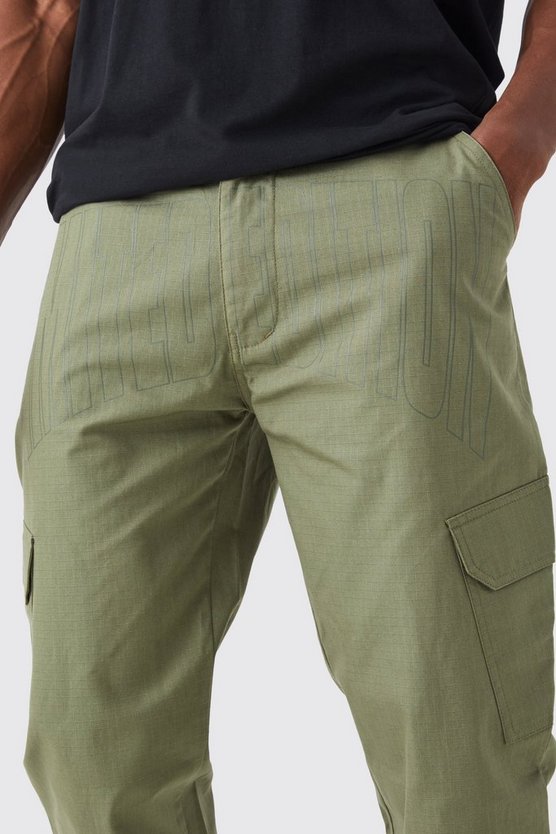 Slim-Fit Ripstop Cargohose