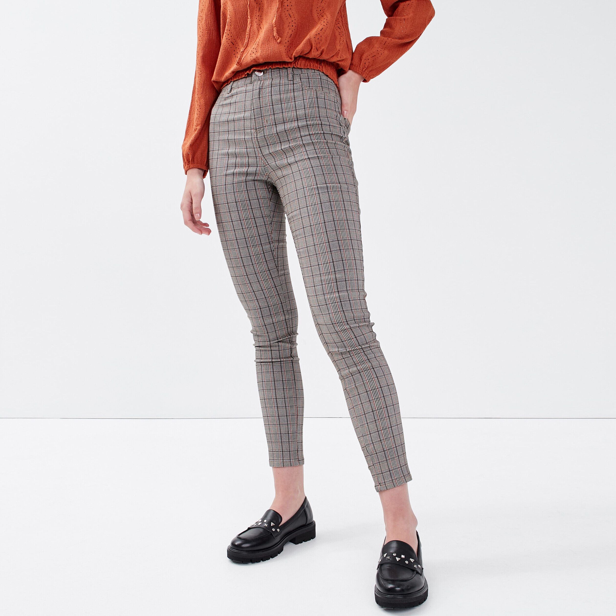 Pantalon skinny blanc femme | Cache Cache