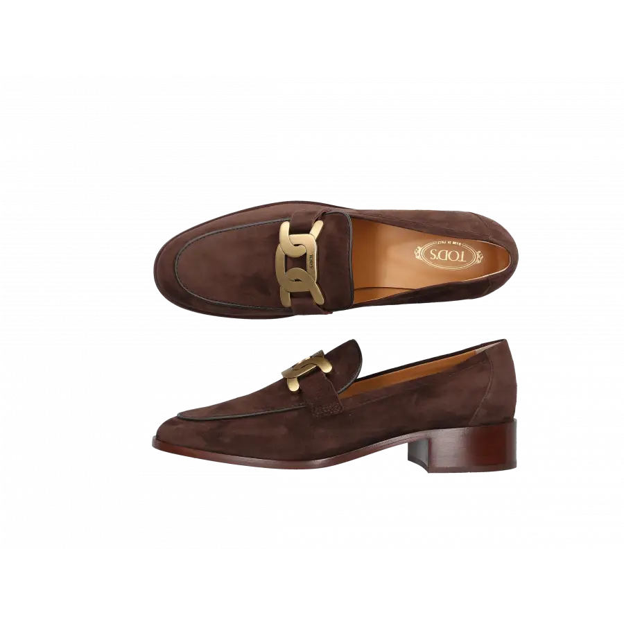 Tod's - Loafer W28K0 Veloursleder - braun