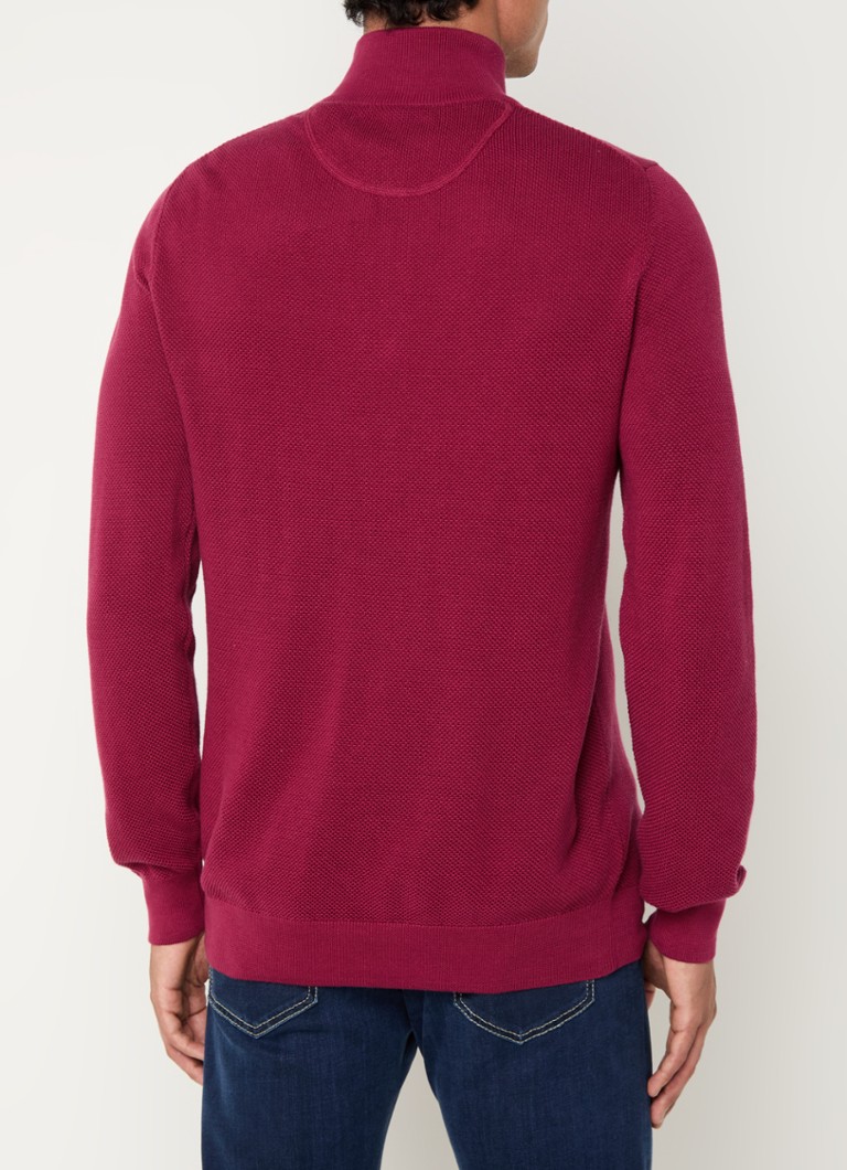 Gant Finstrikket skippergenser med struktur og logo