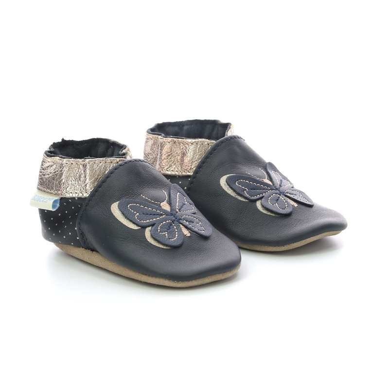 Chaussons cuir tannage vegetal Fly In The Wind