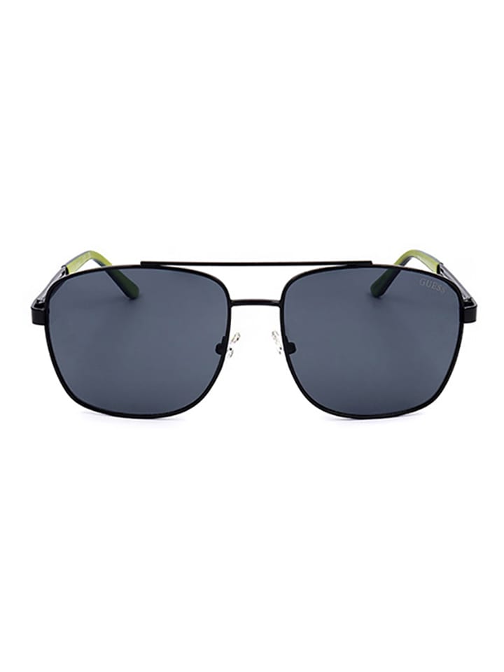 Guess Herren-Sonnenbrille in Schwarz günstig kaufen 58