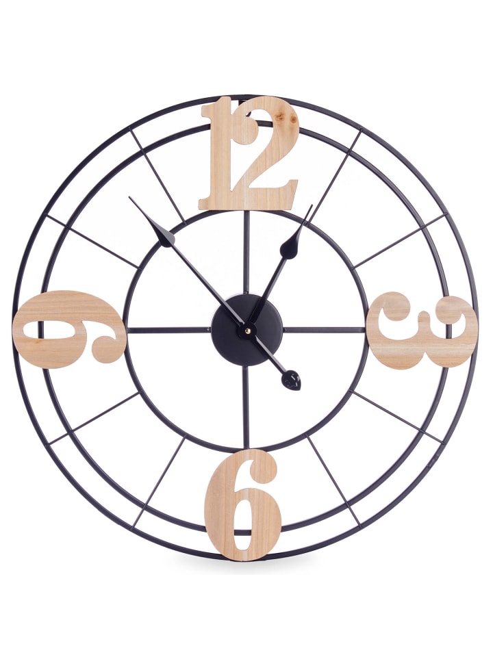 GIFTDECOR Wanduhr in braun günstig kaufen onesize