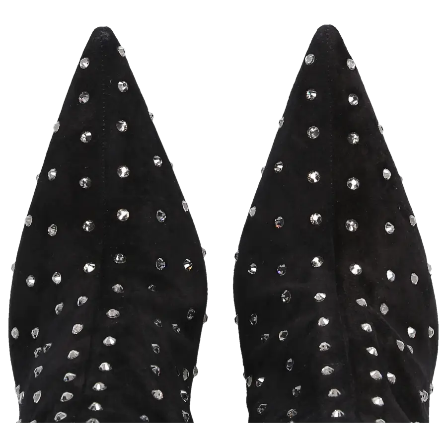 Paris Texas - Stiefeletten HOLLY MAMA Veloursleder - schwarz