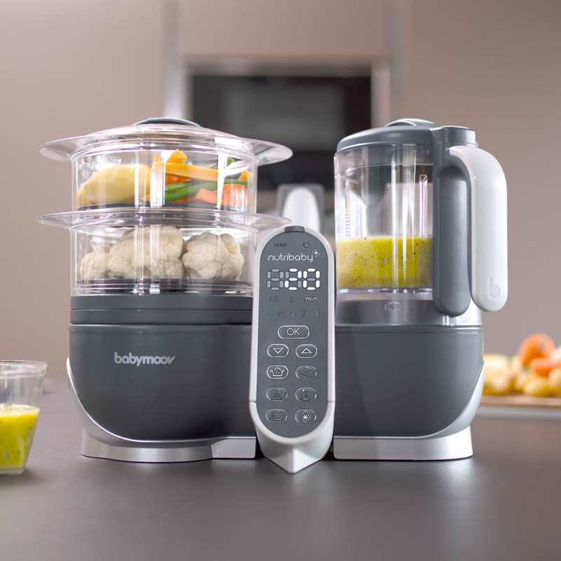 Cuiseur vapeur Nutribaby + industrial grey