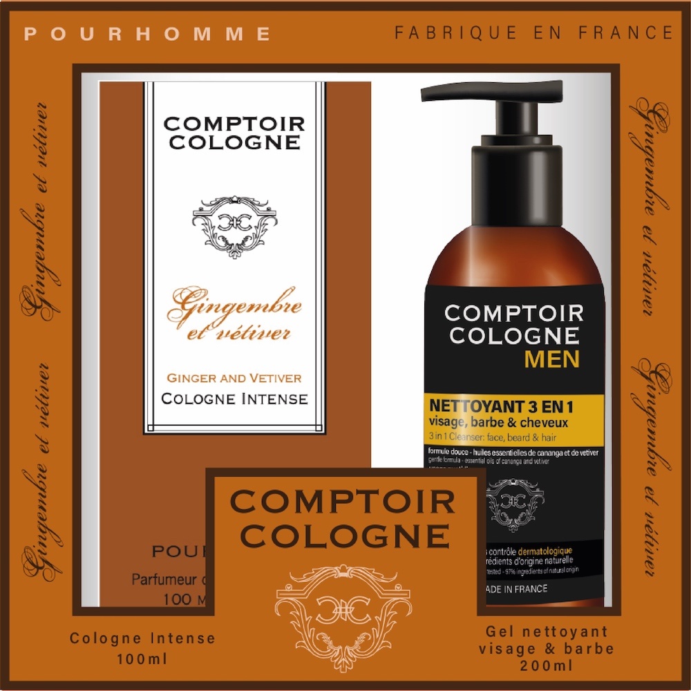 comptoir cologne COFFRET COMPTOIR COLOGNE GINGEMBRE VETIVER Coffret
