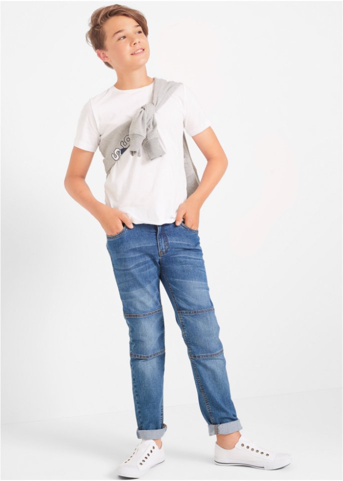 Jungen Basic T-Shirt aus Bio-Baumwolle (3er Pack)
