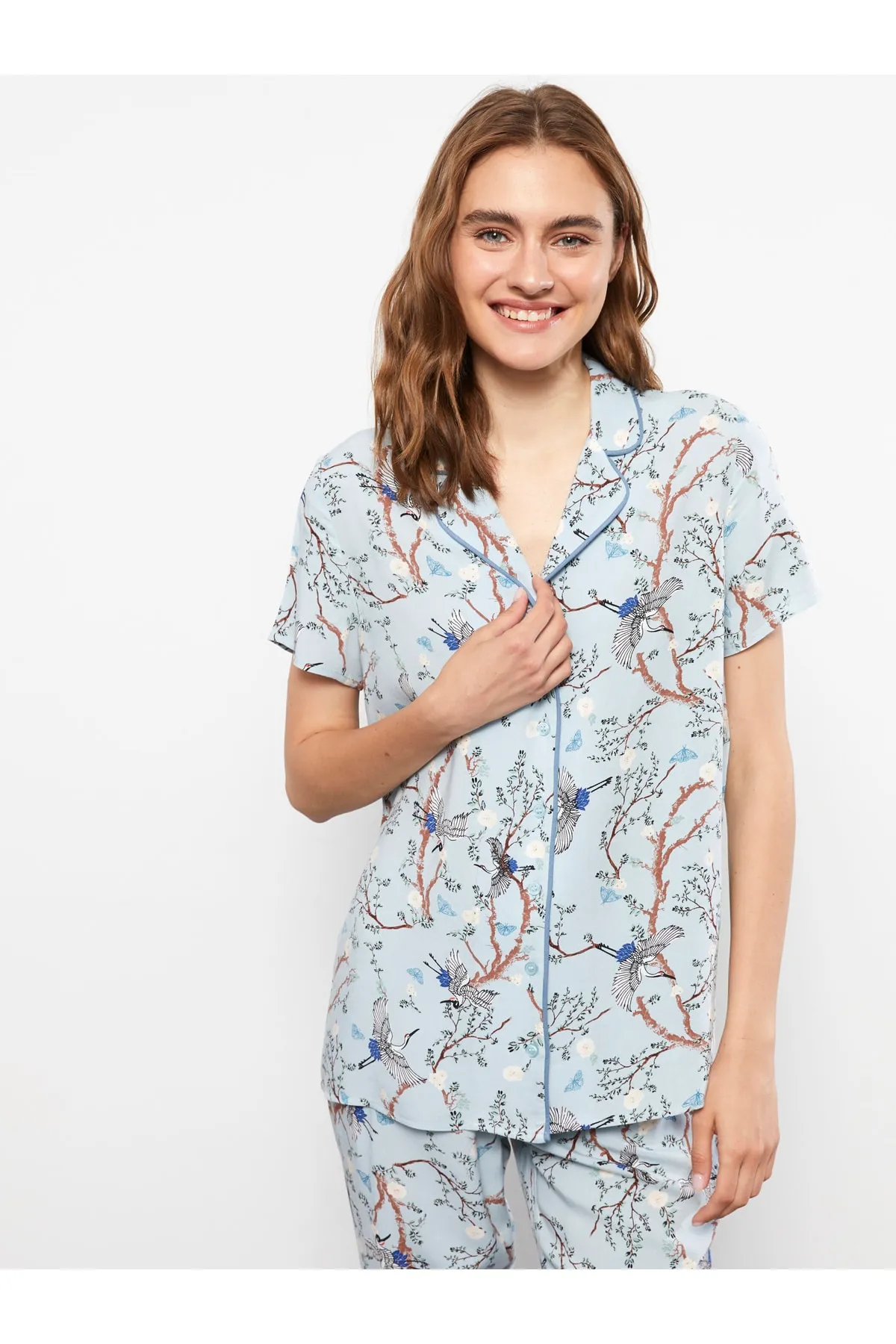 LC Waikiki  Pyjama set - Blau - Print