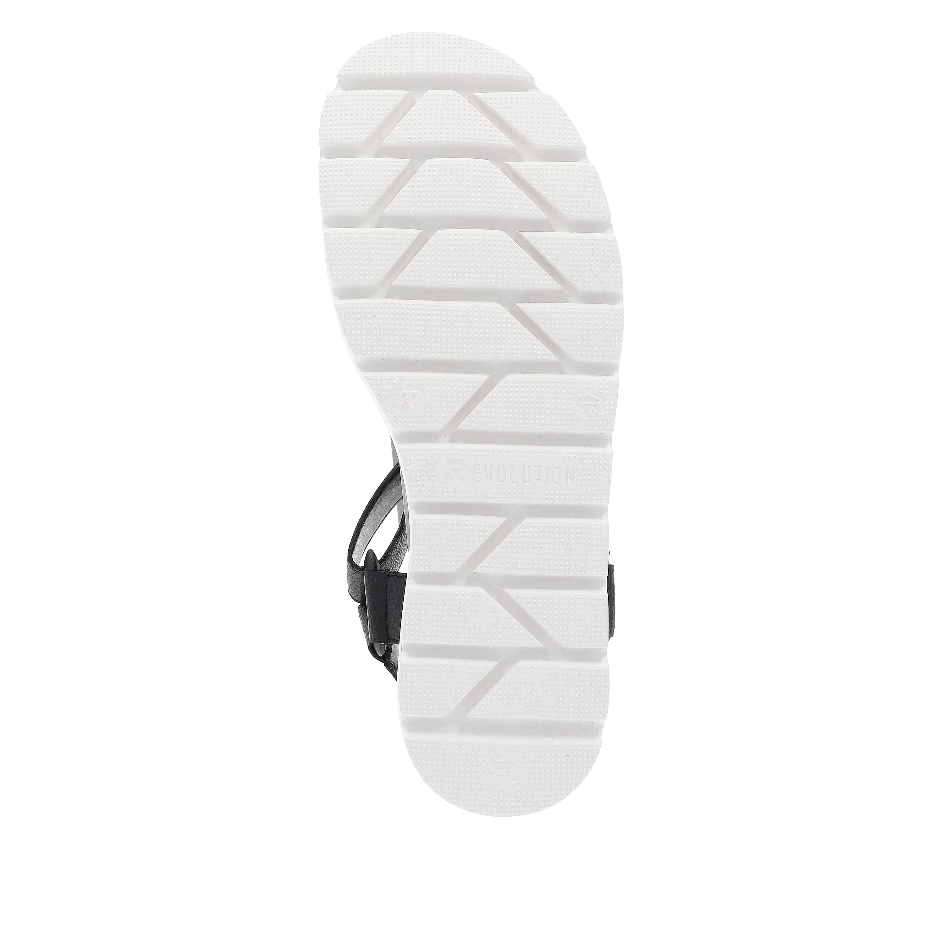 Rieker Damen Riemchensandalen noir