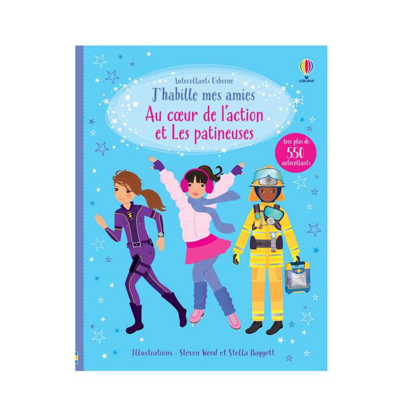 Livre Au coeur de l'action et les patineuses, volumes combinés - Usborne