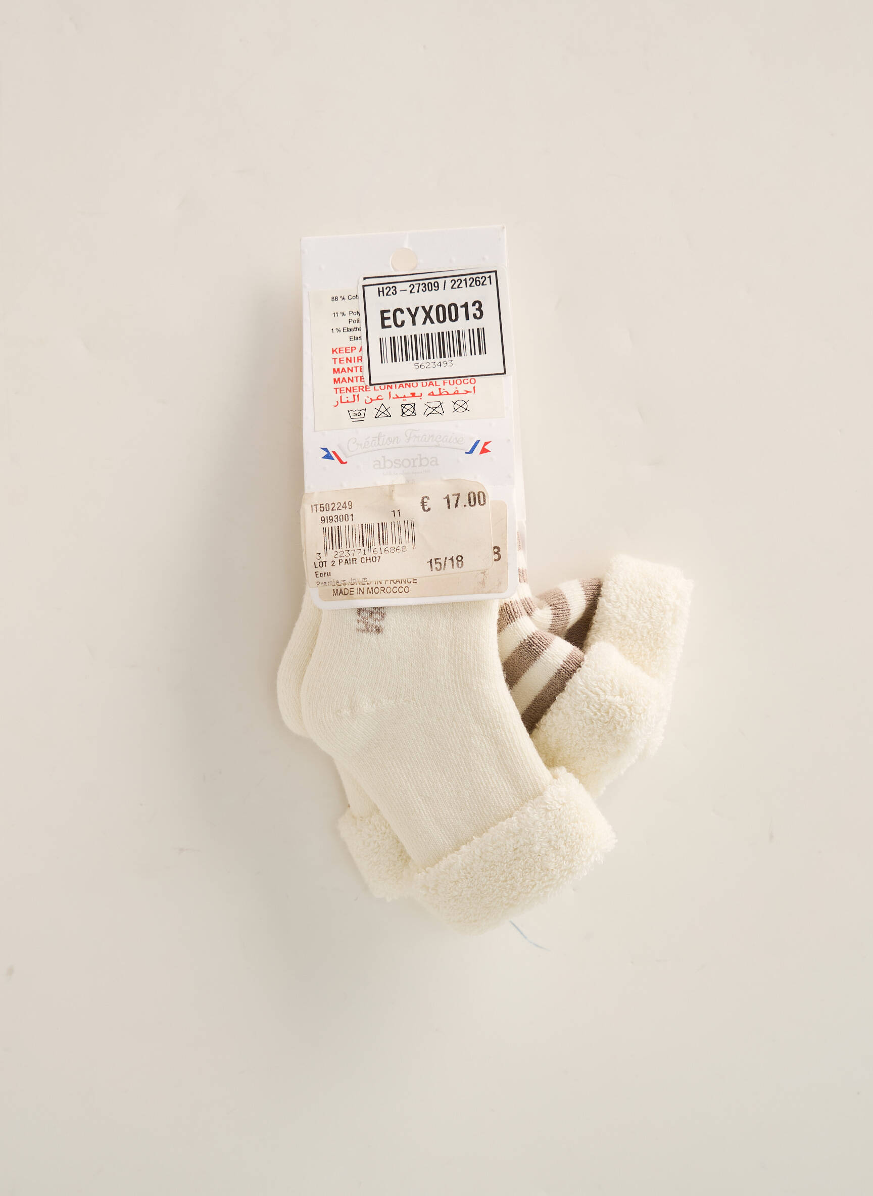Absorba Chaussette Enfant couleur beige
