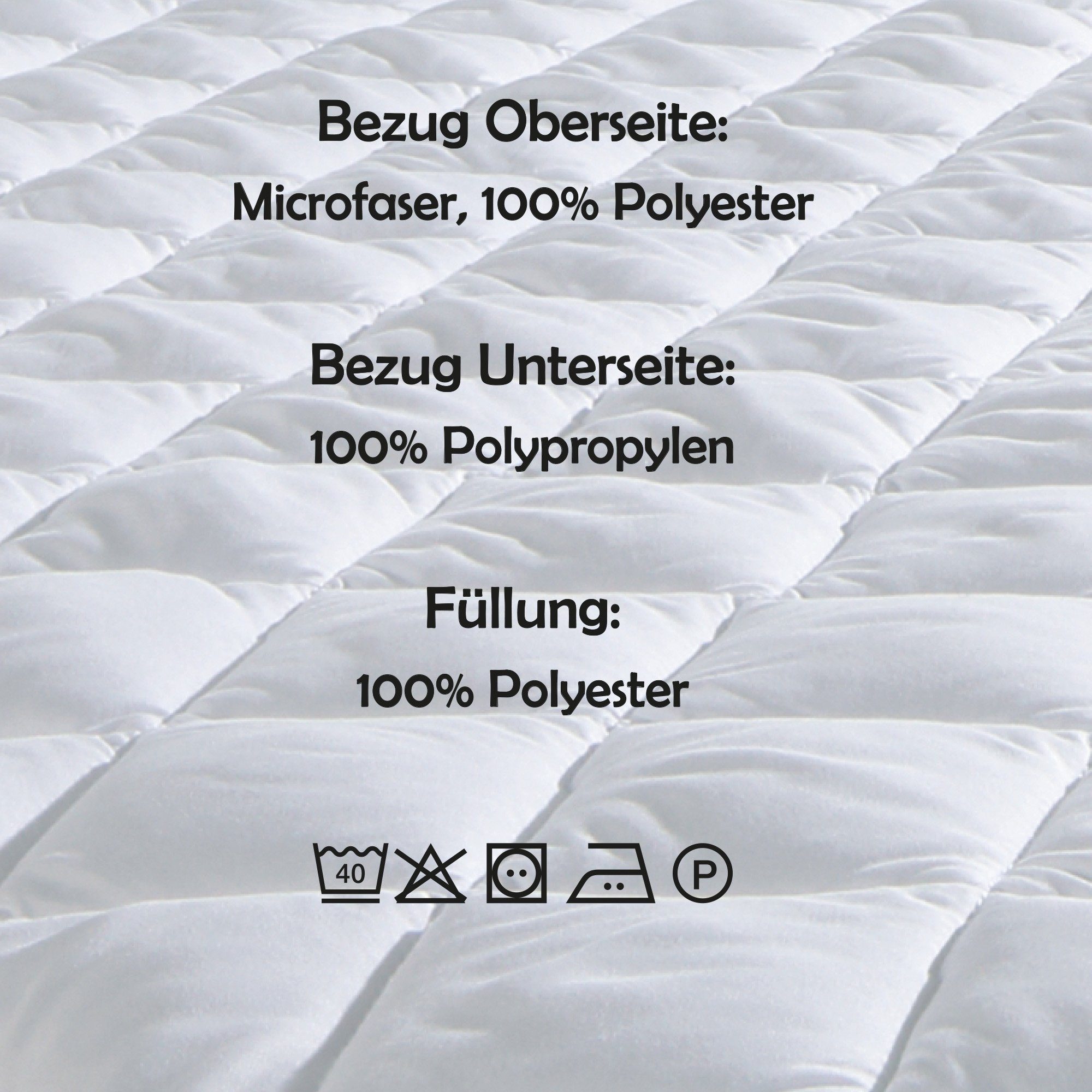Matratzenschutzbezug Matratzenschonauflage Microfaser Bestlivings, Matratzenschoner 90x200 cm, Matratzenauflage, Matratzentopper