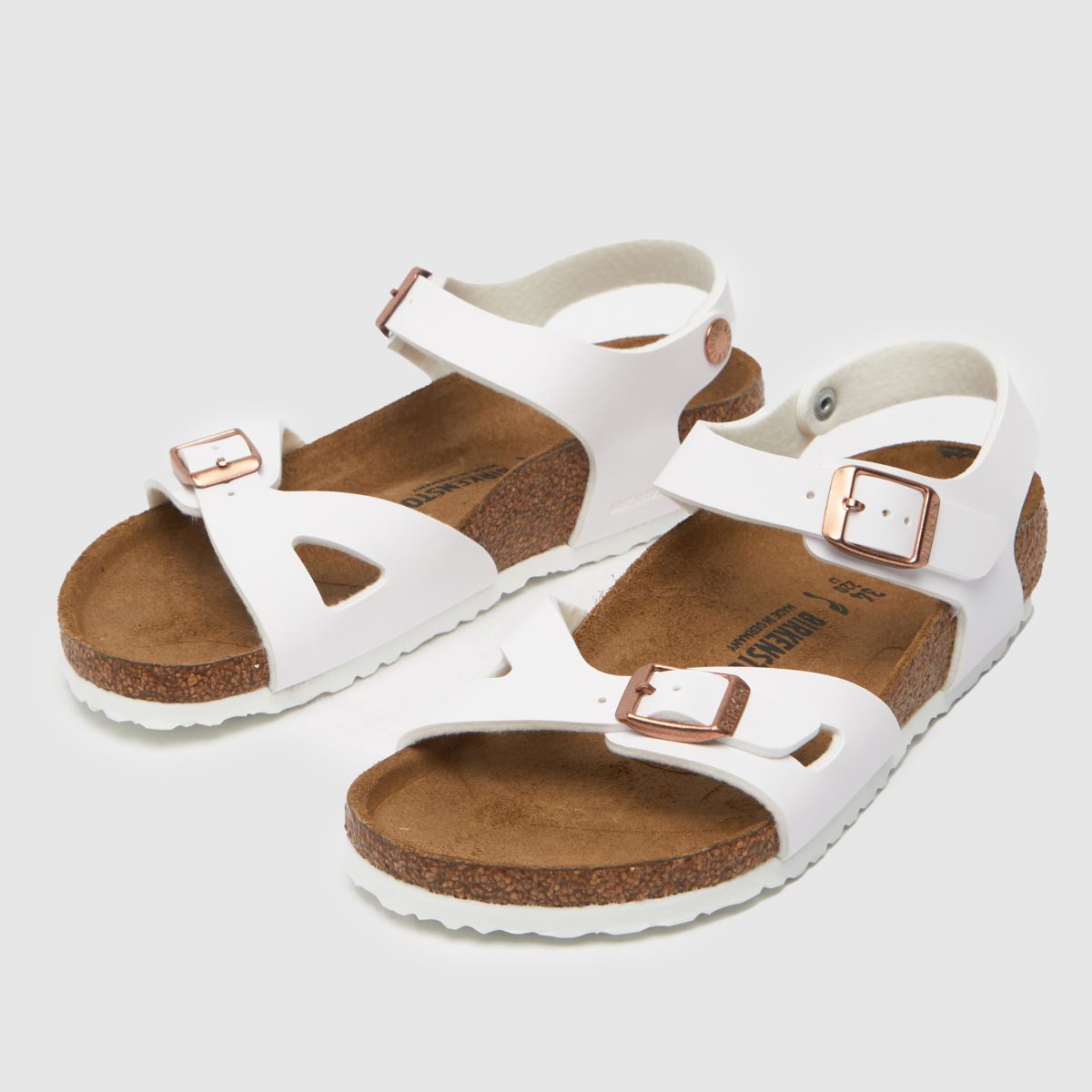 BIRKENSTOCK vita rio flickor juniorsandaler