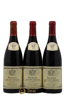 Beaune 1er Cru Clos des Ursules Maison Louis Jadot  2005 - Lot de 3 Bouteilles