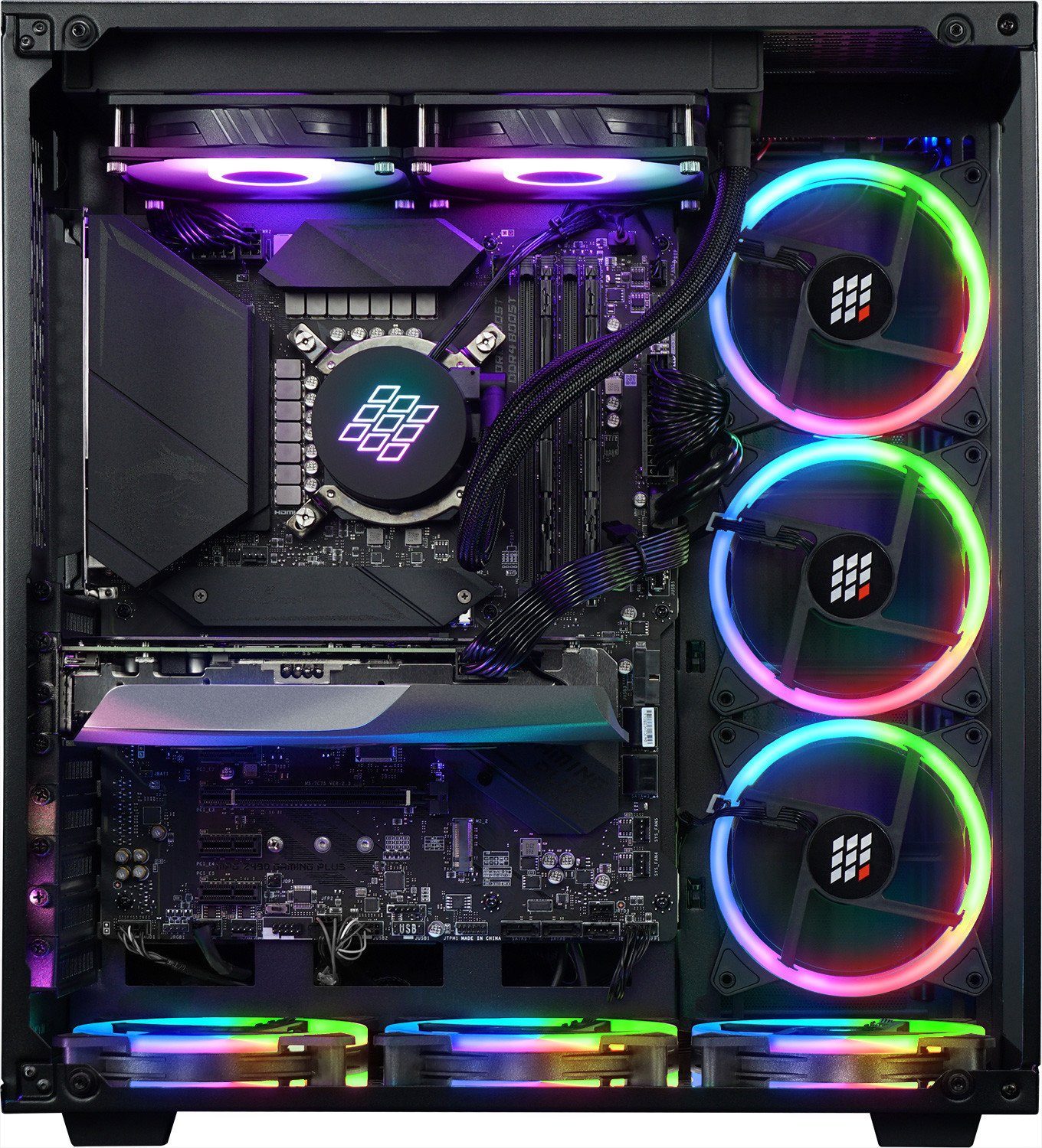 Kiebel Panorama Gaming-PC (Intel Core i9 Intel Core i9-11900KF, RTX 4070 Ti, 32 GB RAM, 2000 GB SSD, Wasserkühlung, RGB-Beleuchtung)