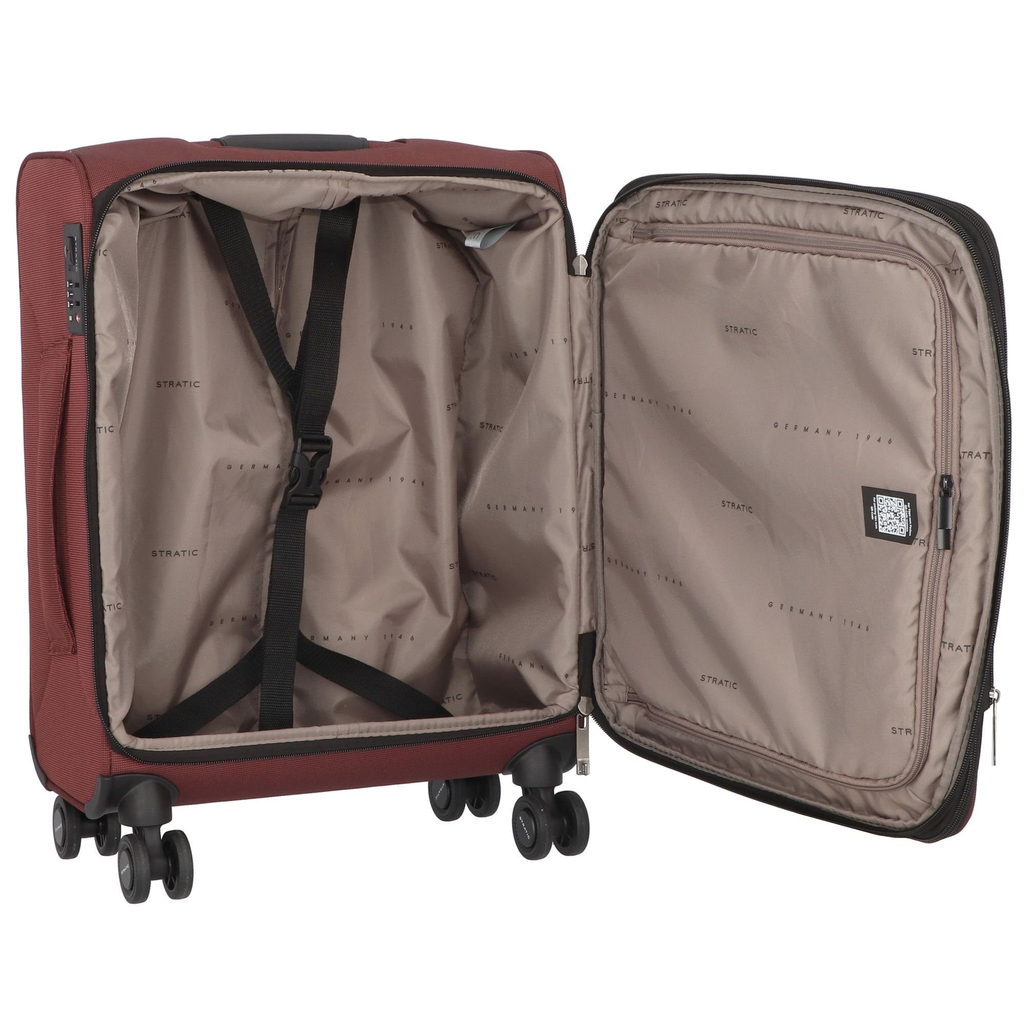 Stratic Handgepäck-Trolley Bendigo Light Plus, 4 Rollen, Polyester