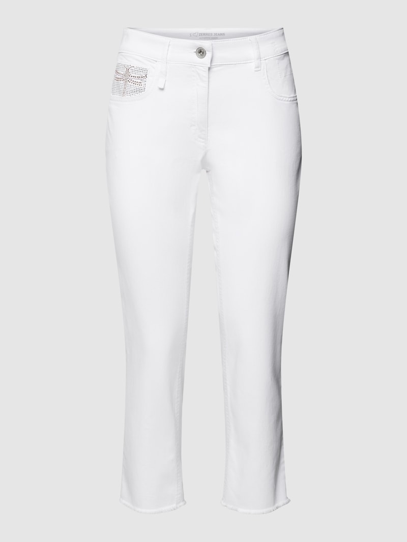 Jeans im 5-Pocket-Design Modell 'SARAH' in weiß