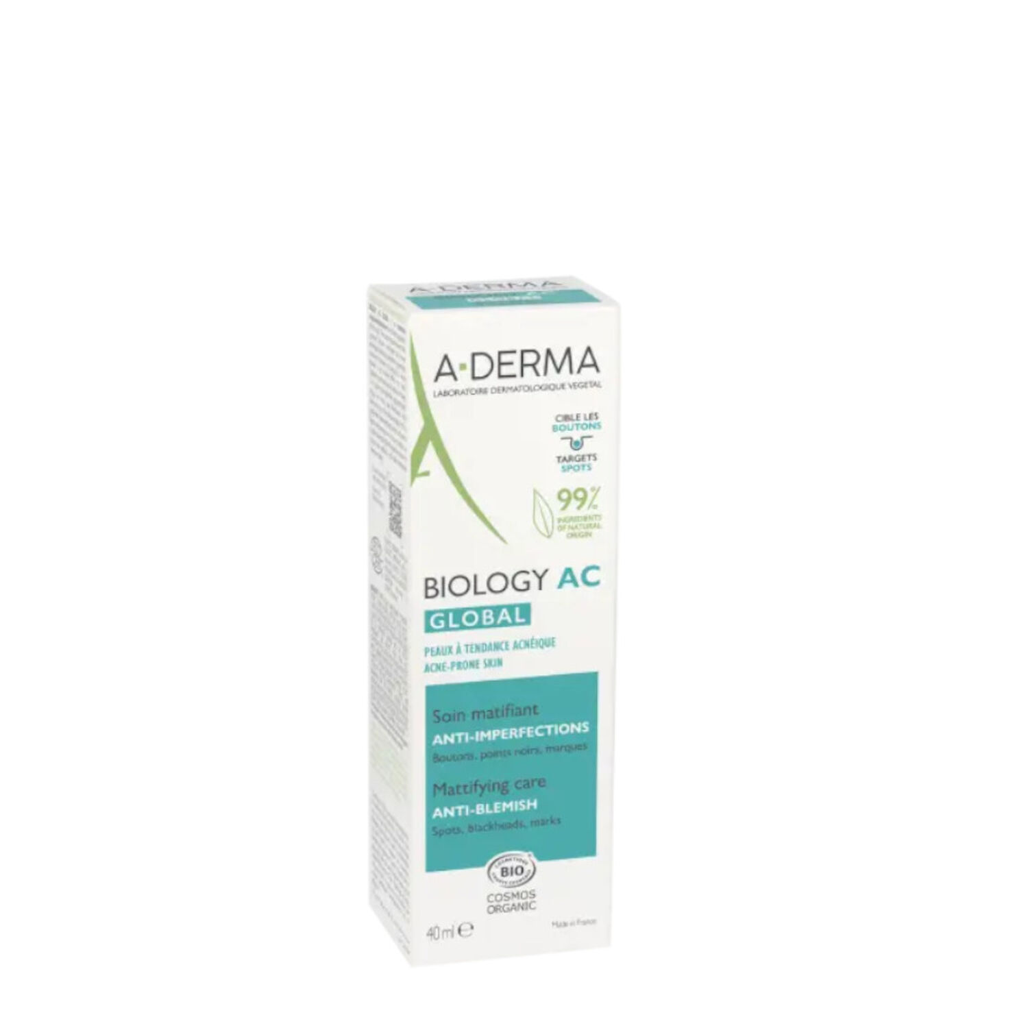 a-derma Biology Global Soin Matifiant Anti-Imperfections