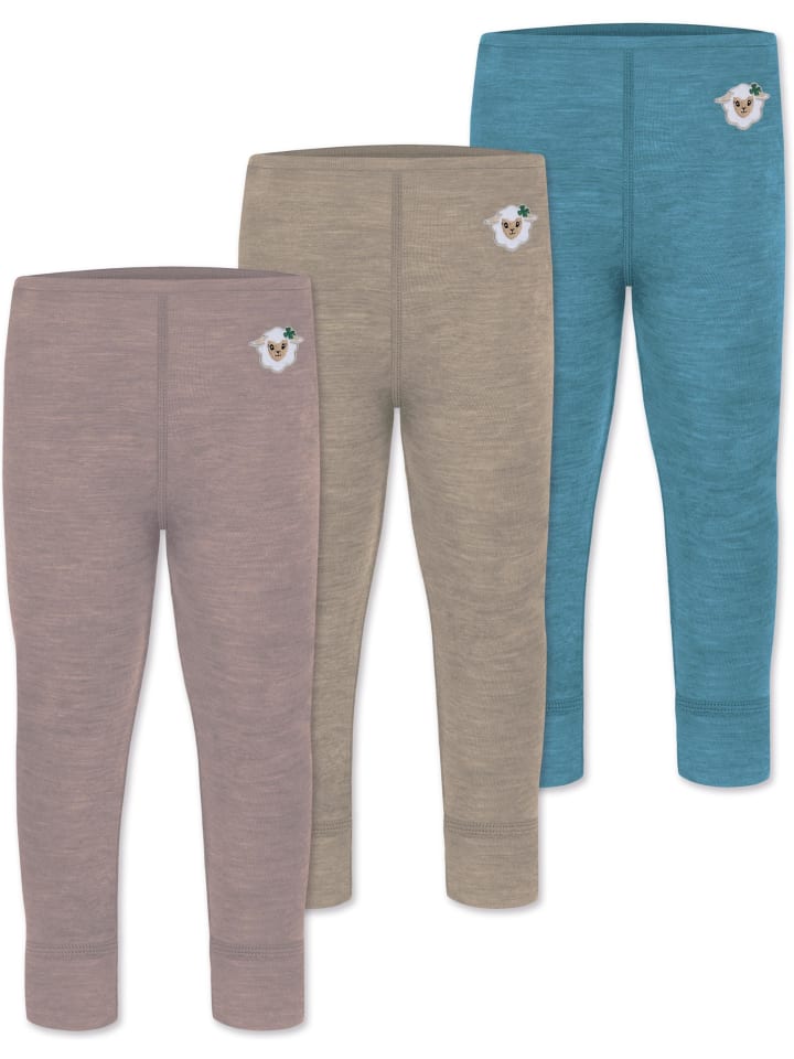 Normani Outdoor Sports 3er Pack Baby Merino Hose Unterhose „Tihoi