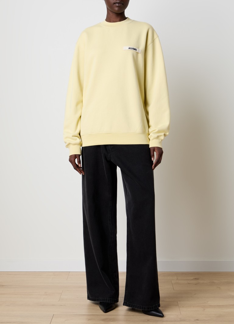 Jacquemus Gros Grain -neulepusero logolla
