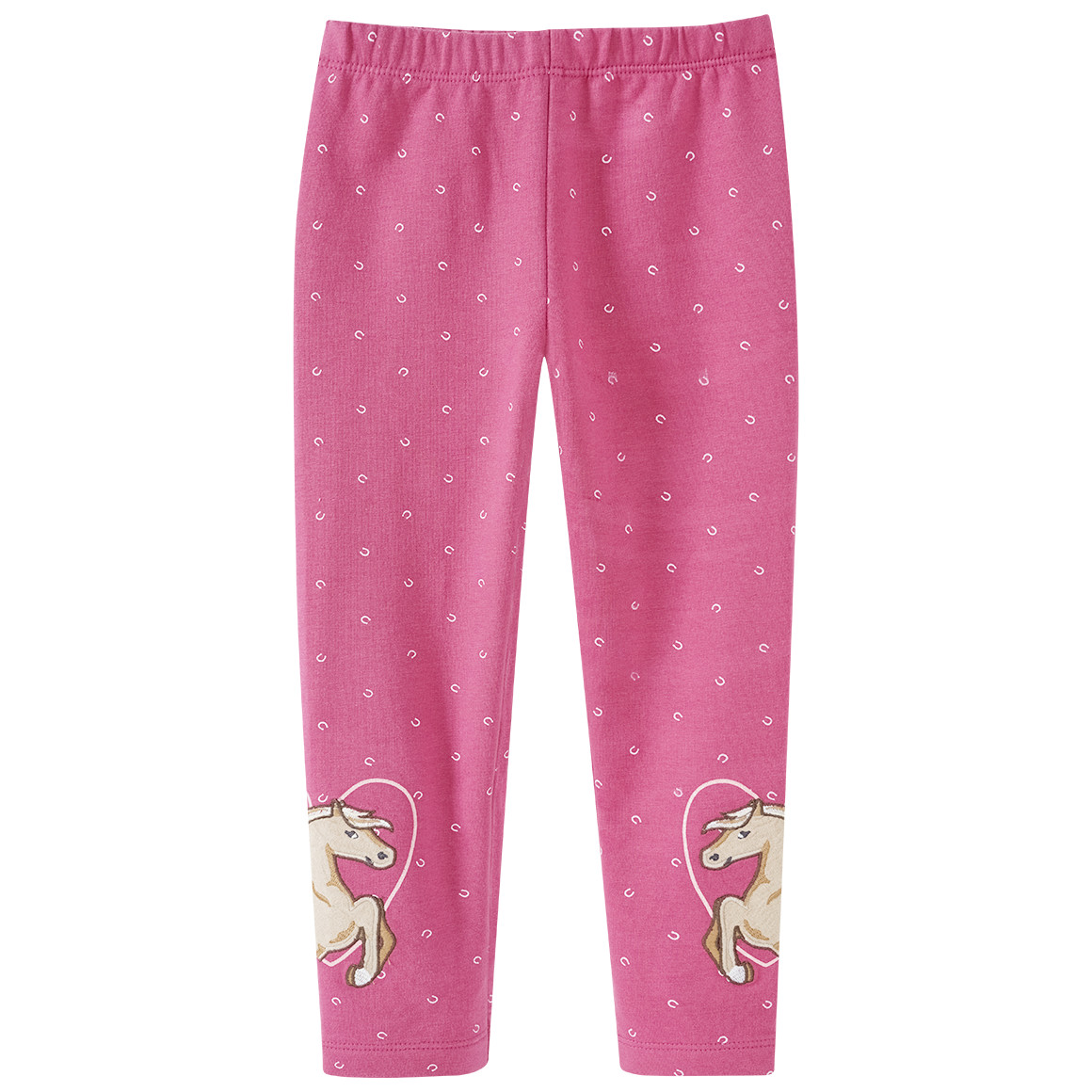 Mädchen Leggings mit Pferde-Motiv