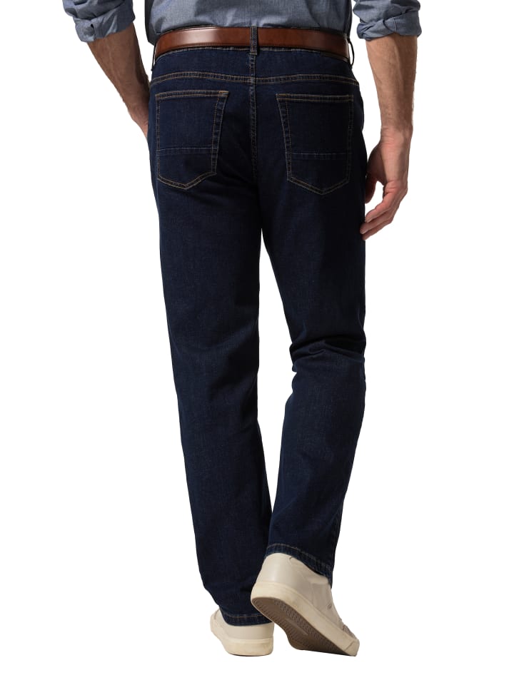 Boston Park Jeanshose in dark blue denim günstig kaufen