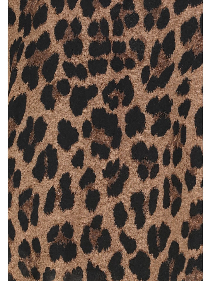 Sublevel Bluse in Hellbraun/ Schwarz günstig kaufen