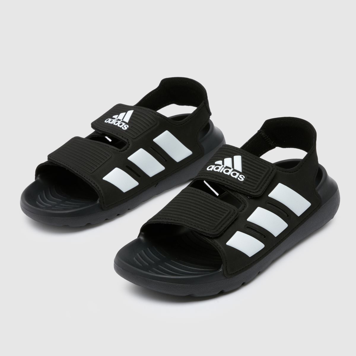 Černobílé sandály adidas Altaswim 2.0 Junior