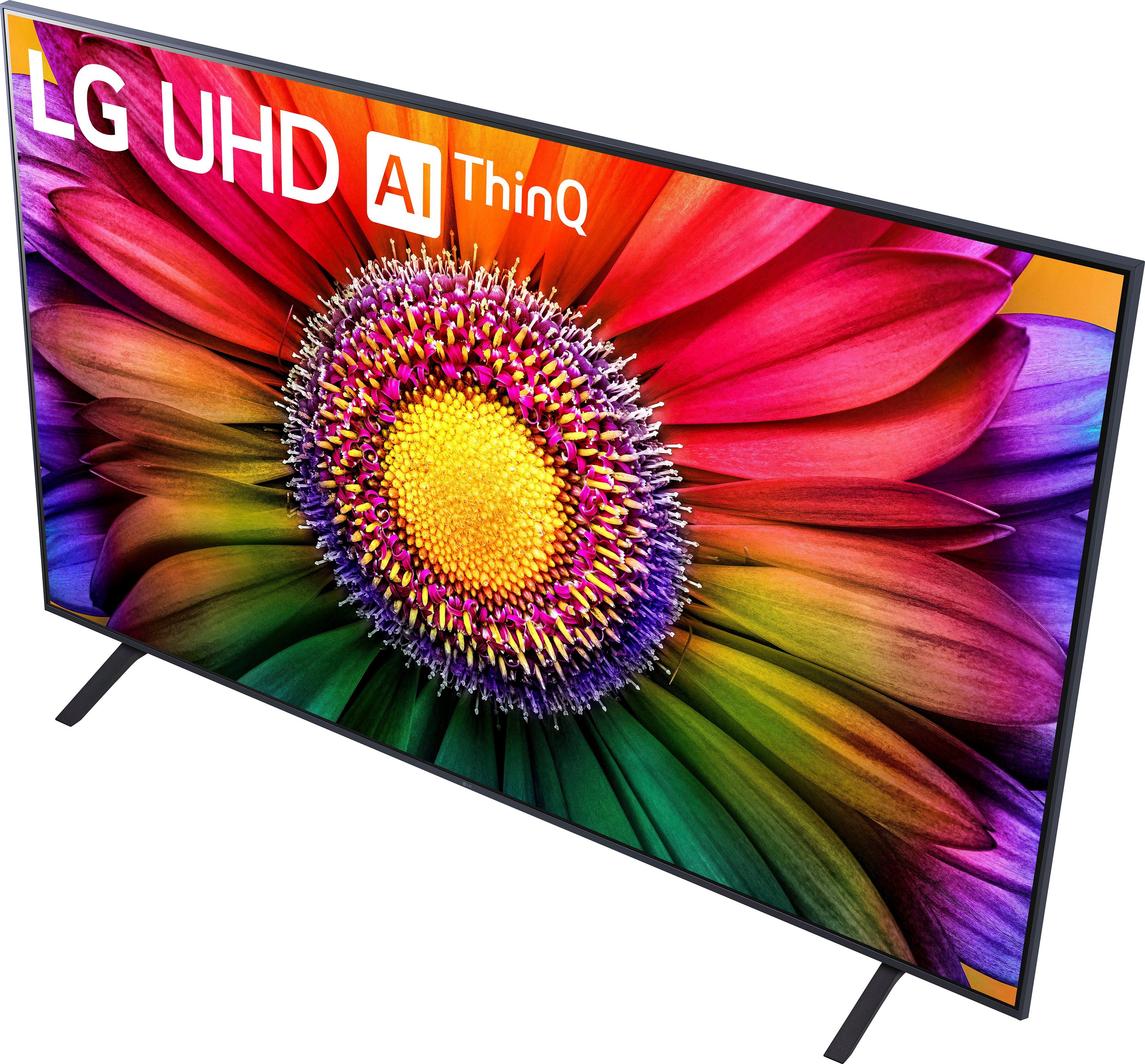 LG 70UR80006LJ LCD-LED Fernseher (177 cm/70 Zoll, 4K Ultra HD, Smart-TV, UHD,α5 Gen6 4K AI-Prozessor,HDR10,AI Sound Pro,Filmmaker Mode)