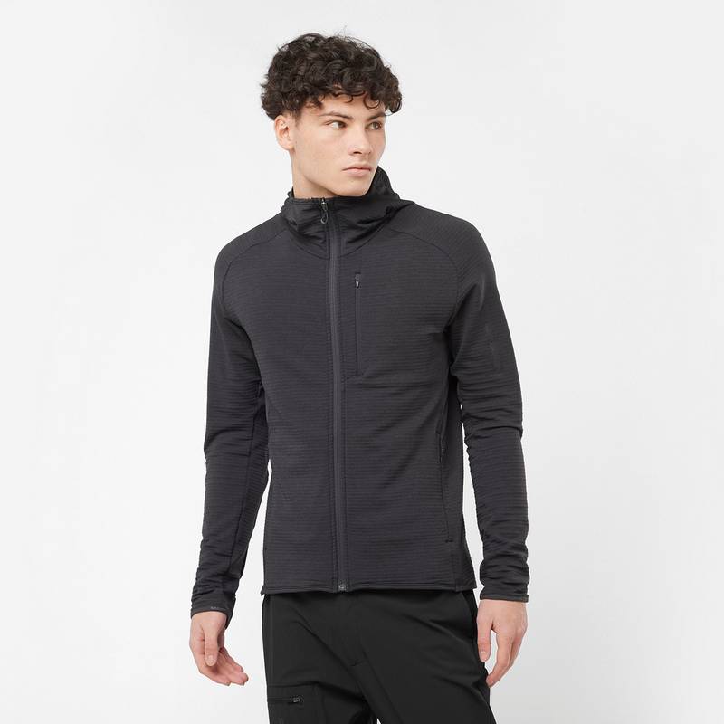 Salomon ESSENTIAL LIGHTWARM Fleecejacke Herren