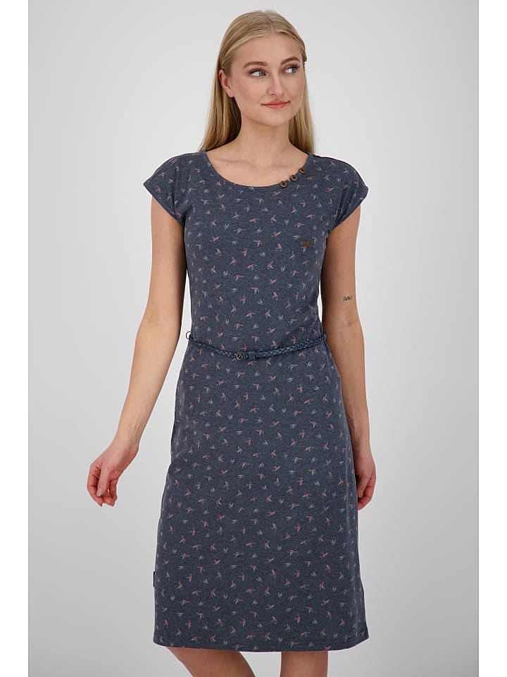alife and kickin Jerseykleid, Sommerkleid, Blusenkleid, Minikleid, Shirtkleid, Strandkleid MelliAK in marine günstig kaufen L
