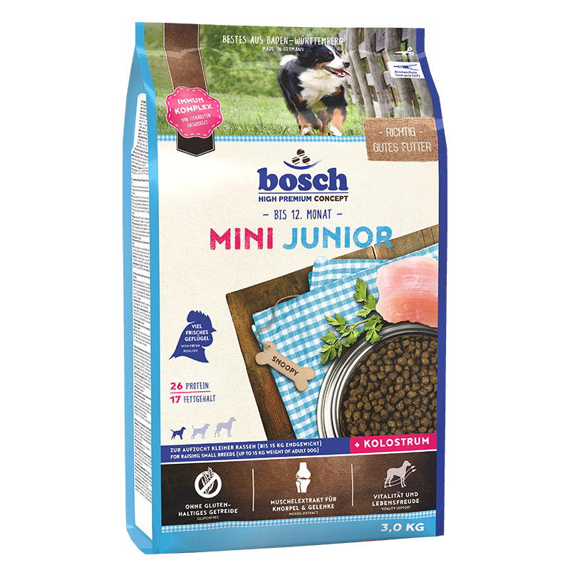 bosch Hundetrockenfutter bosch Mini Junior Geflügel 3 kg
