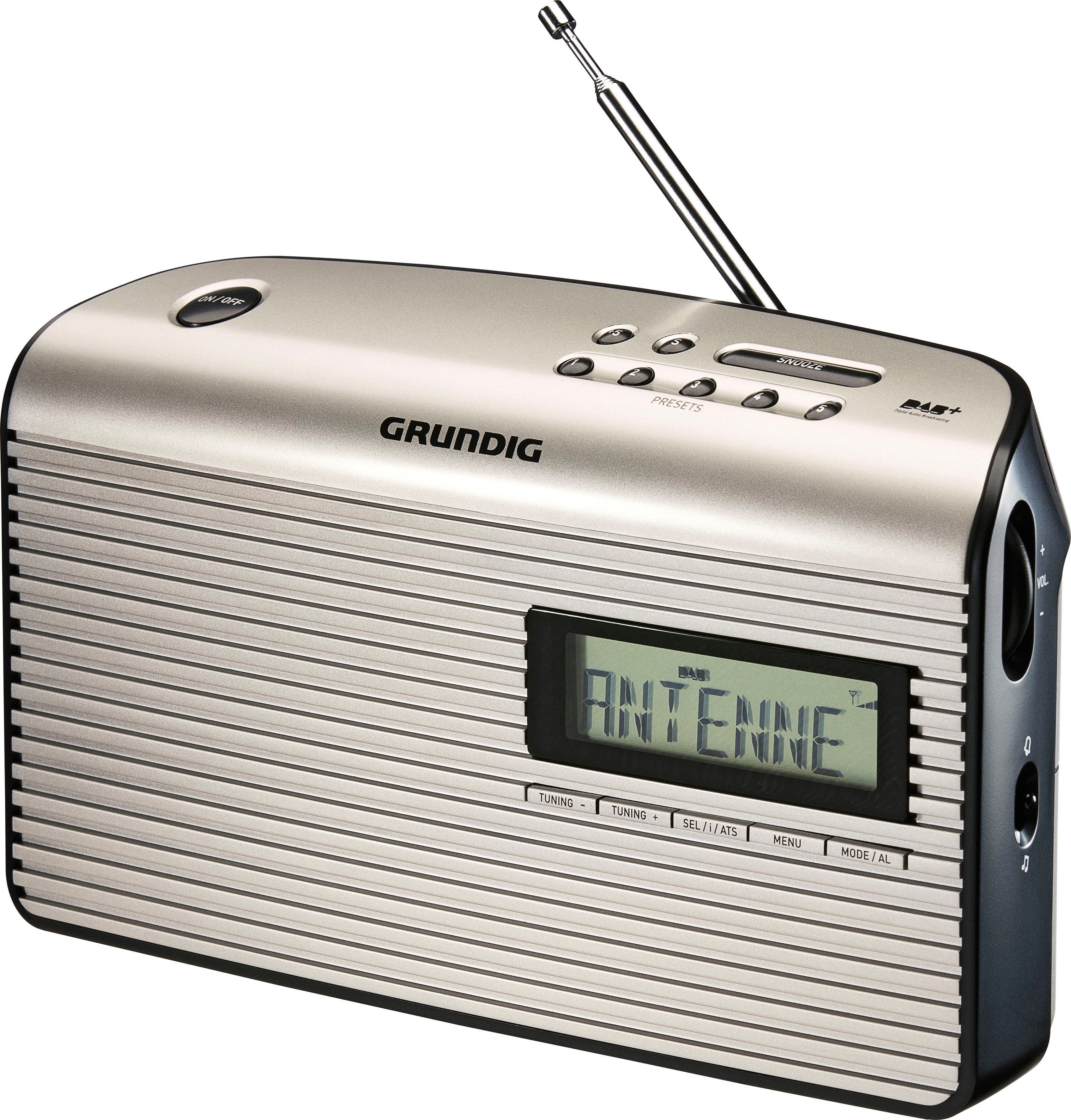 Grundig Music WS 7000 DAB+ Digitalradio (DAB) (Digitalradio (DAB), UKW mit RDS, 1 W)