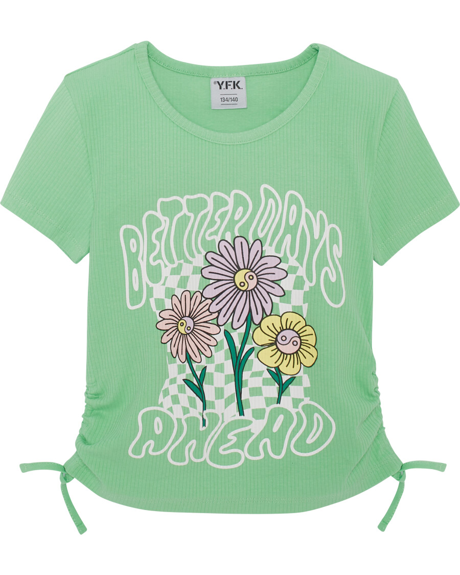 T-Shirt in Rippoptik