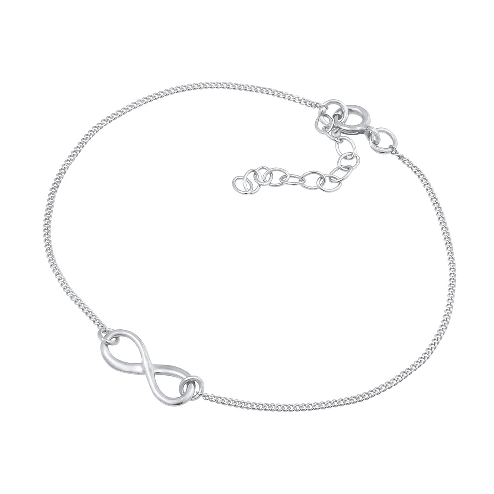 Elli Elli Bracelet Infinité Symbole Amour Bracelet Femme - (925/1000) Argent Bracelet
