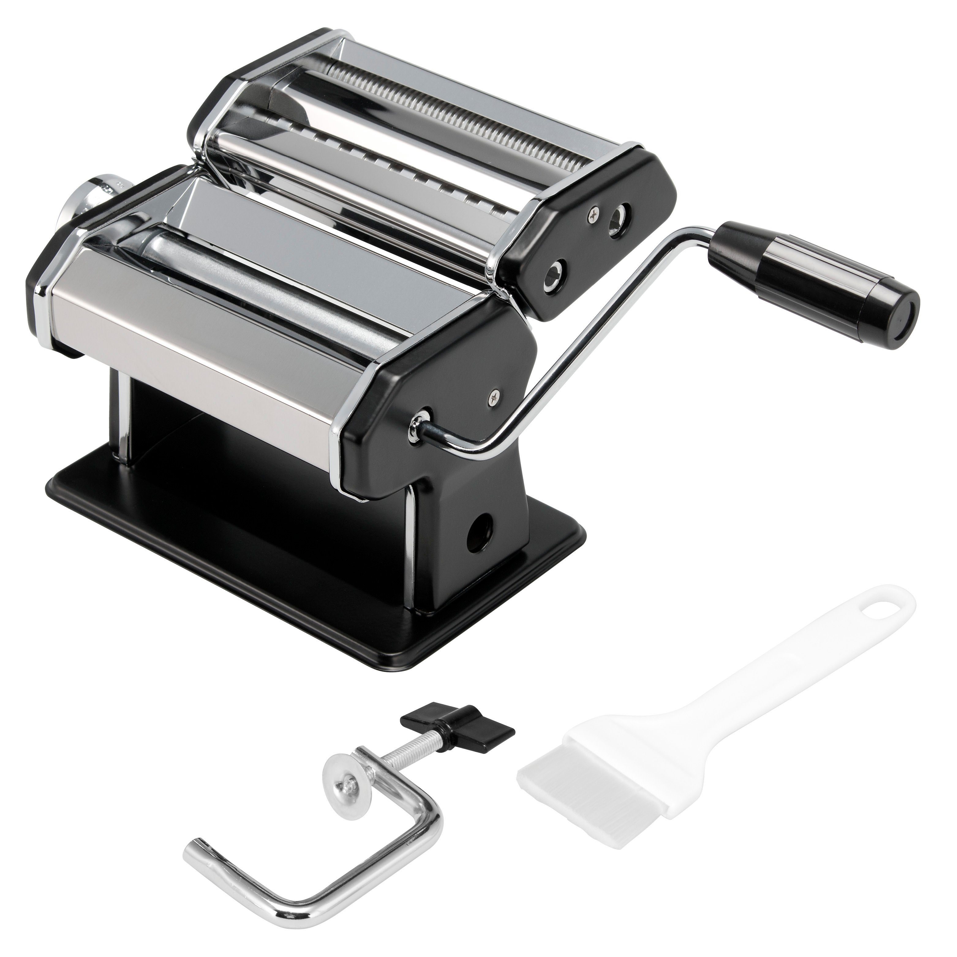 bremermann Nudelmaschine bremermann Nudelmaschine matt schwarz/Edelstahl - für Spaghetti, Pasta