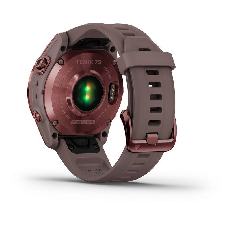 Garmin fenix 7S Sapphire Solar Titan Sportuhr