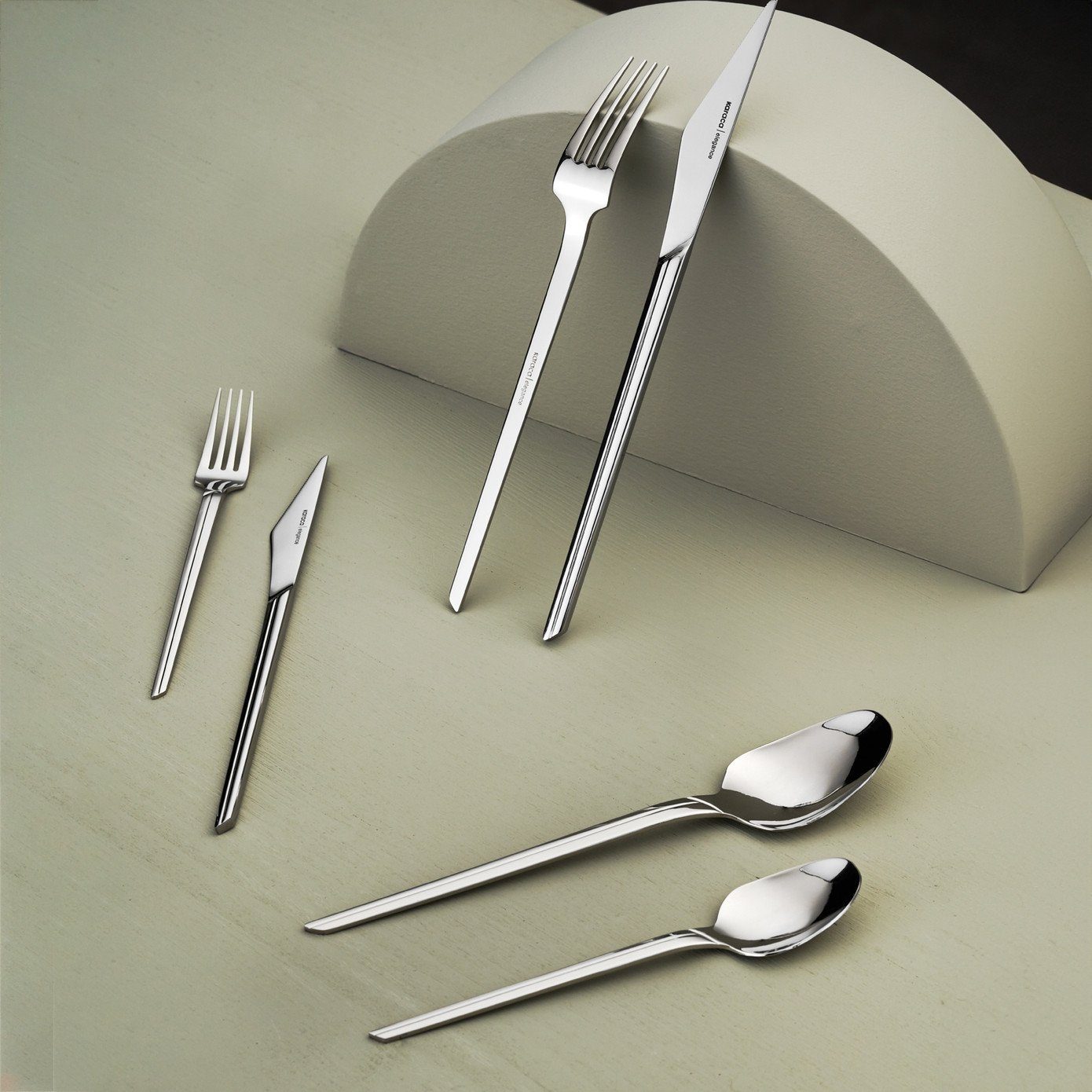 Karaca Besteck-Set Midway 84-teiliges Besteckset für 12 Personen