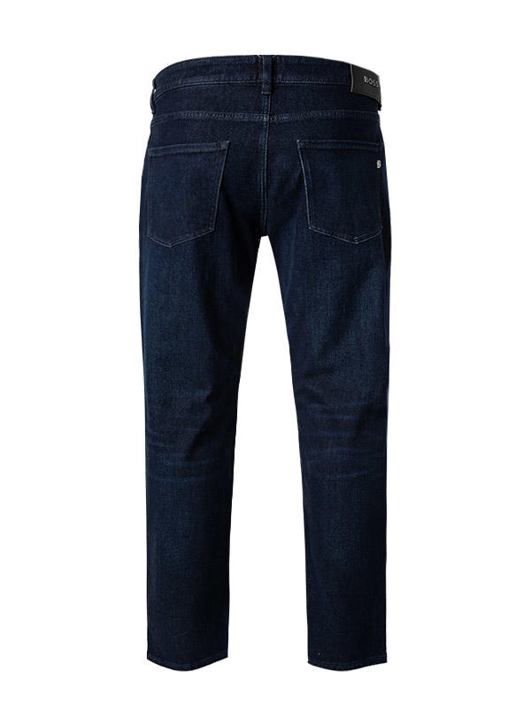 BOSS Black, Jeans, Slim Fit, Baumwolle T400®, navy