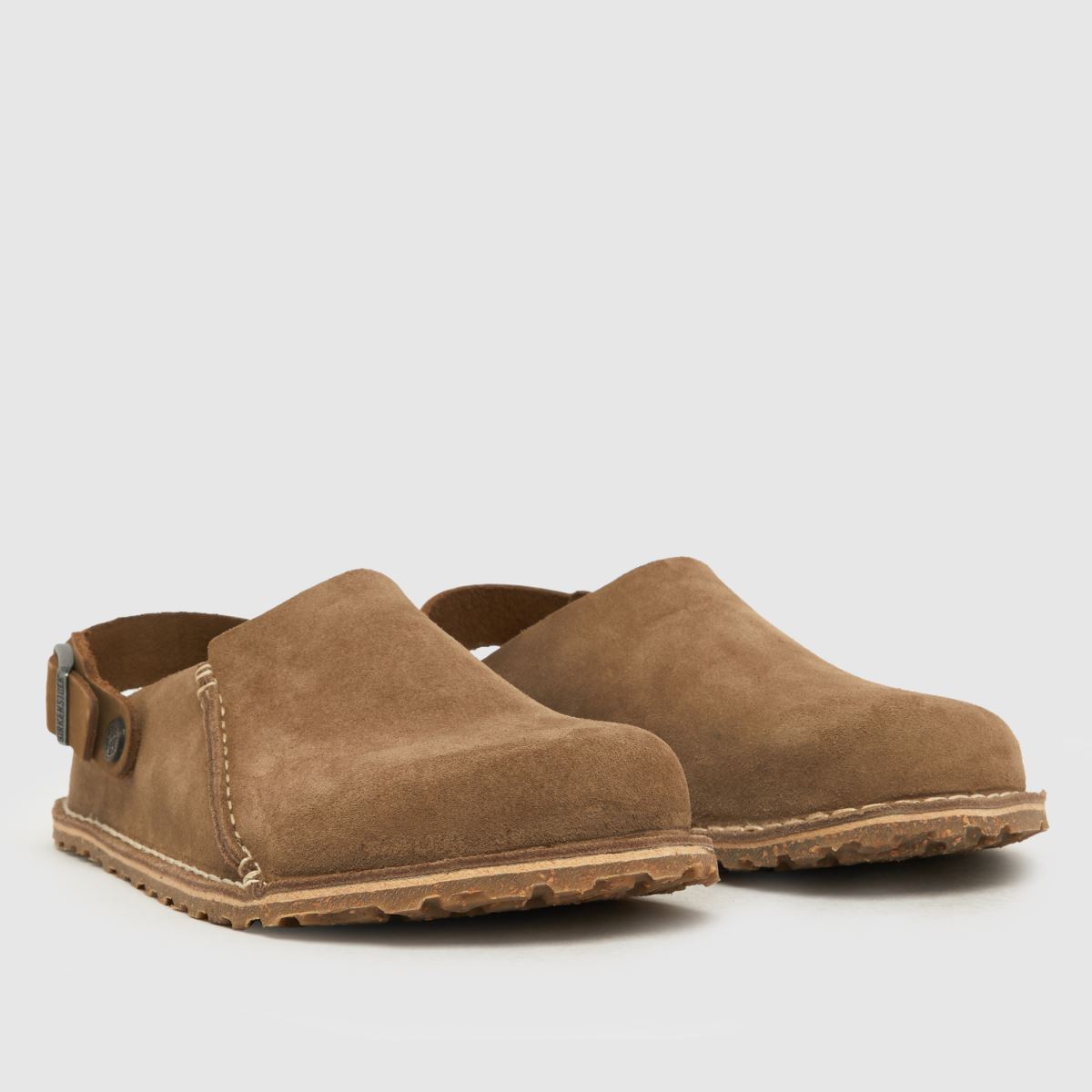 BIRKENSTOCK lutry träsko sandaler i taupe