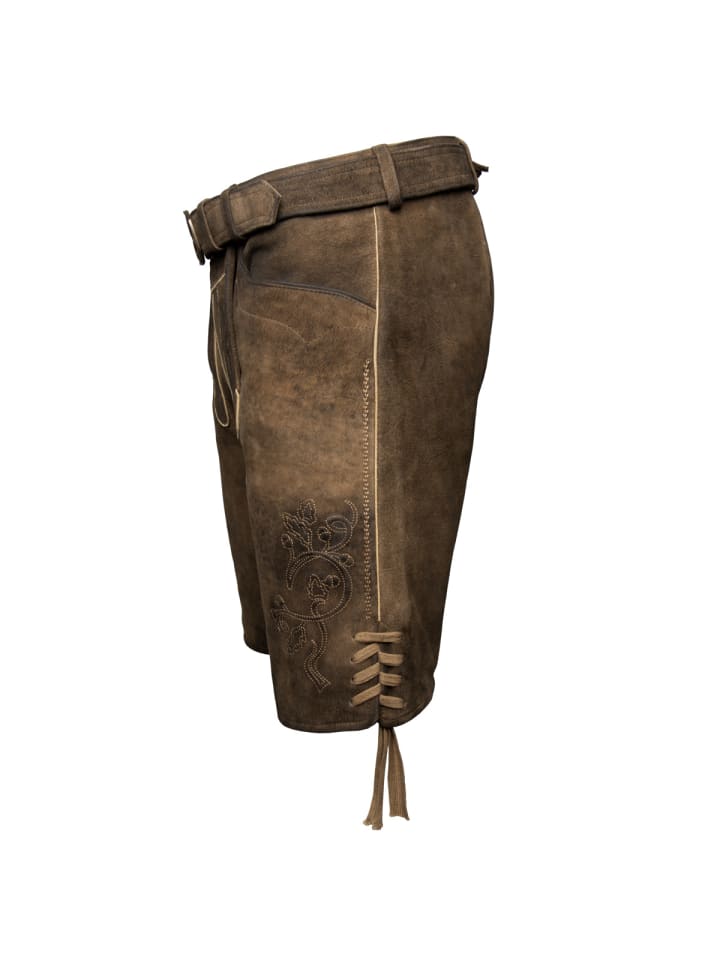 Spieth & Wensky Lederhose Havel in braun günstig kaufen 52