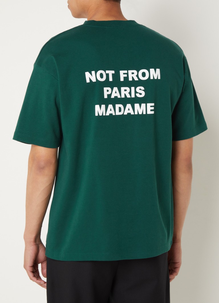 T-shirt Drôle de Monsieur avec imprimé devant et dos