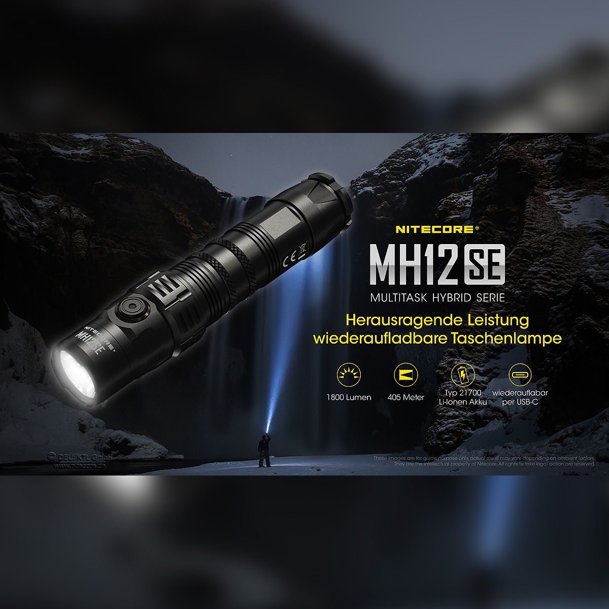 LED Taschenlampe MH12S