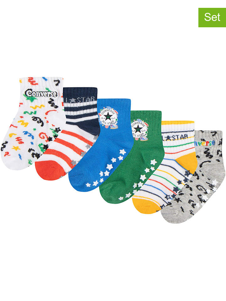 Converse 6er-Set: ABS-Socken in Bunt günstig kaufen