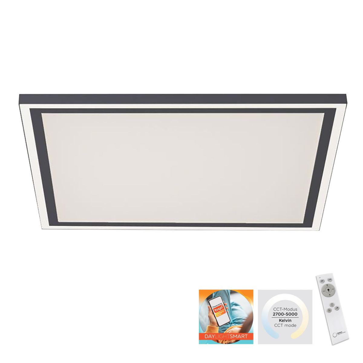 LED Deckenleuchte Edging-Smart 45 x 45 cm