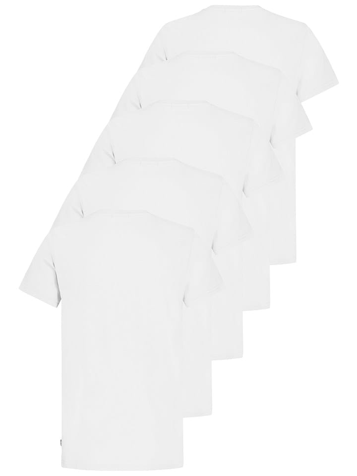 Sublevel 5er-Set: Shirts in Weiß günstig kaufen