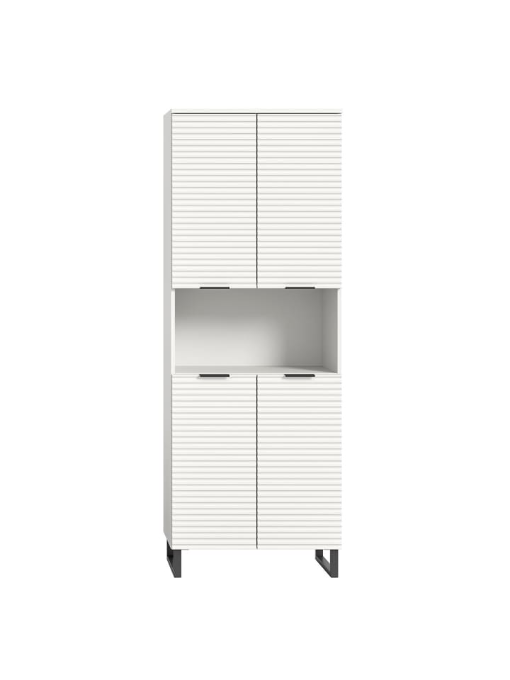 ebuy24 Hochschrank Riff Weiß 70 x 34 cm günstig kaufen onesize